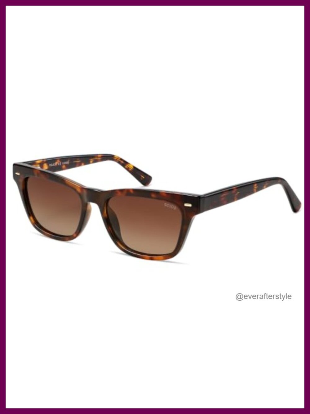 Retro Small Polarized Cat Eye Sunglasses Tangle-Free TR90 Frame UV Protection